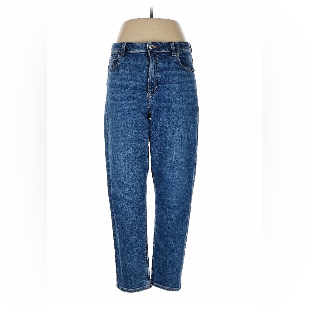 American Eagle Outfitters Dark Blue Straight Leg Jeans